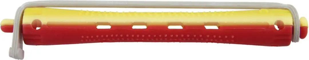 Comair Permanentwikkels Lang 9mm - 12 Stuks - Rood/Geel