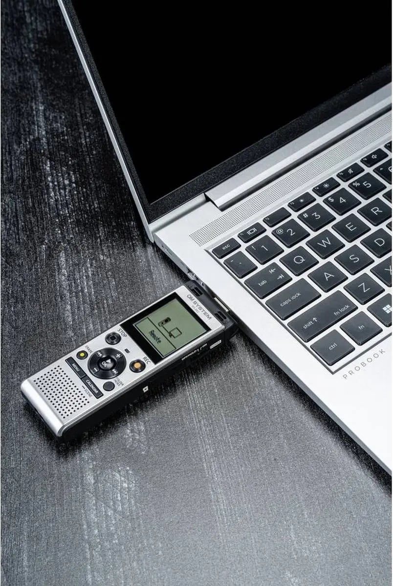 OM System WS-882 Digitaal Dicteerapparaat - 1040h - Zilver