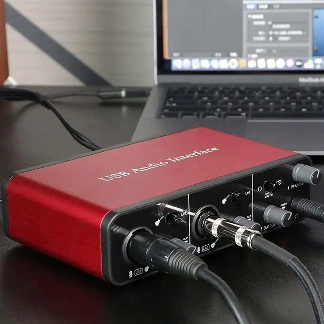 NÖRDIC SGM-226 USB Audio-interface - 2e Generatie - Rood
