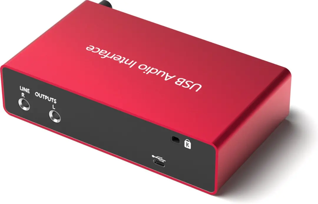 NÖRDIC SGM-226 USB Audio-interface - 2e Generatie - Rood