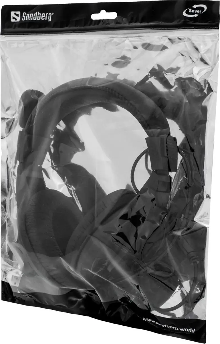 Sandberg Saver USB Headset Large - Zwart