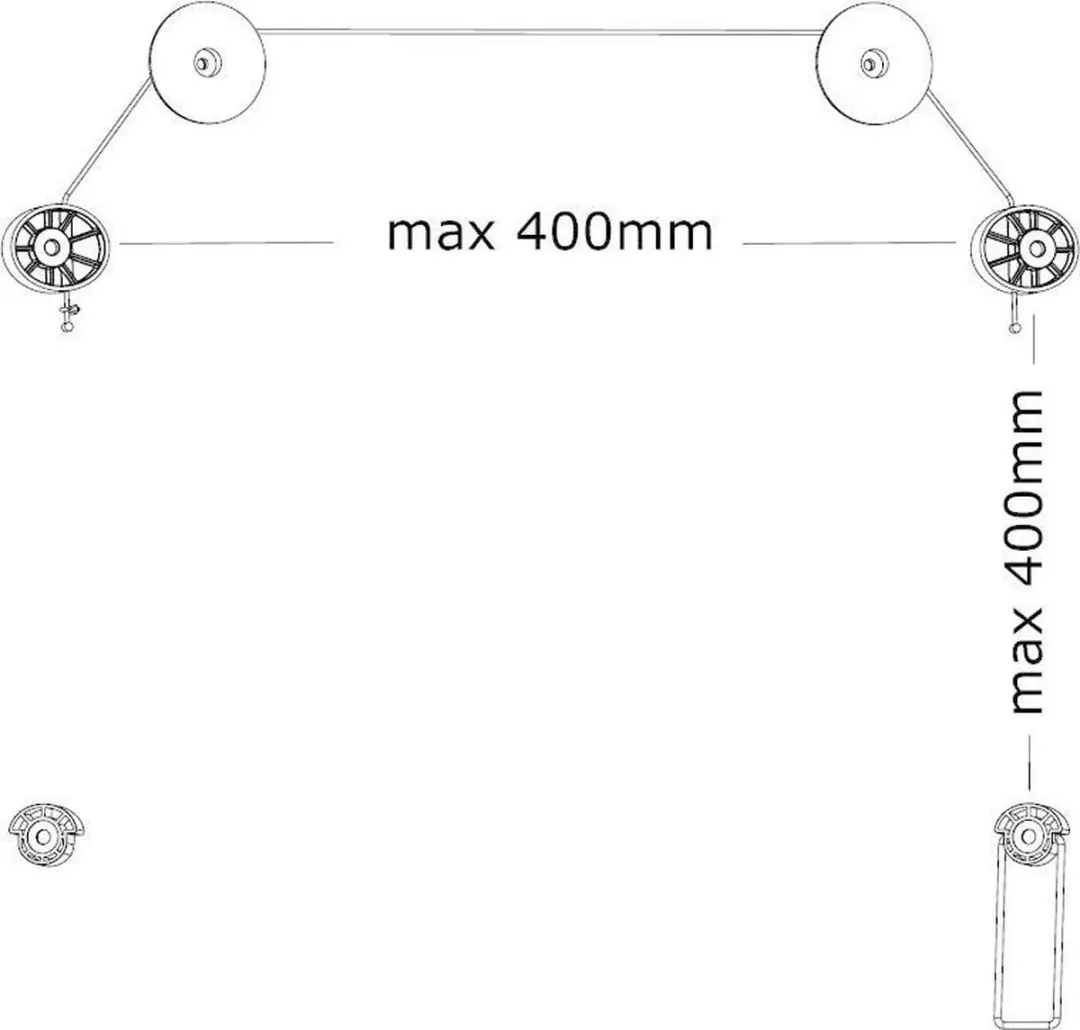 Neomounts PLASMA-W800 Wandsteun 55" - Zwart