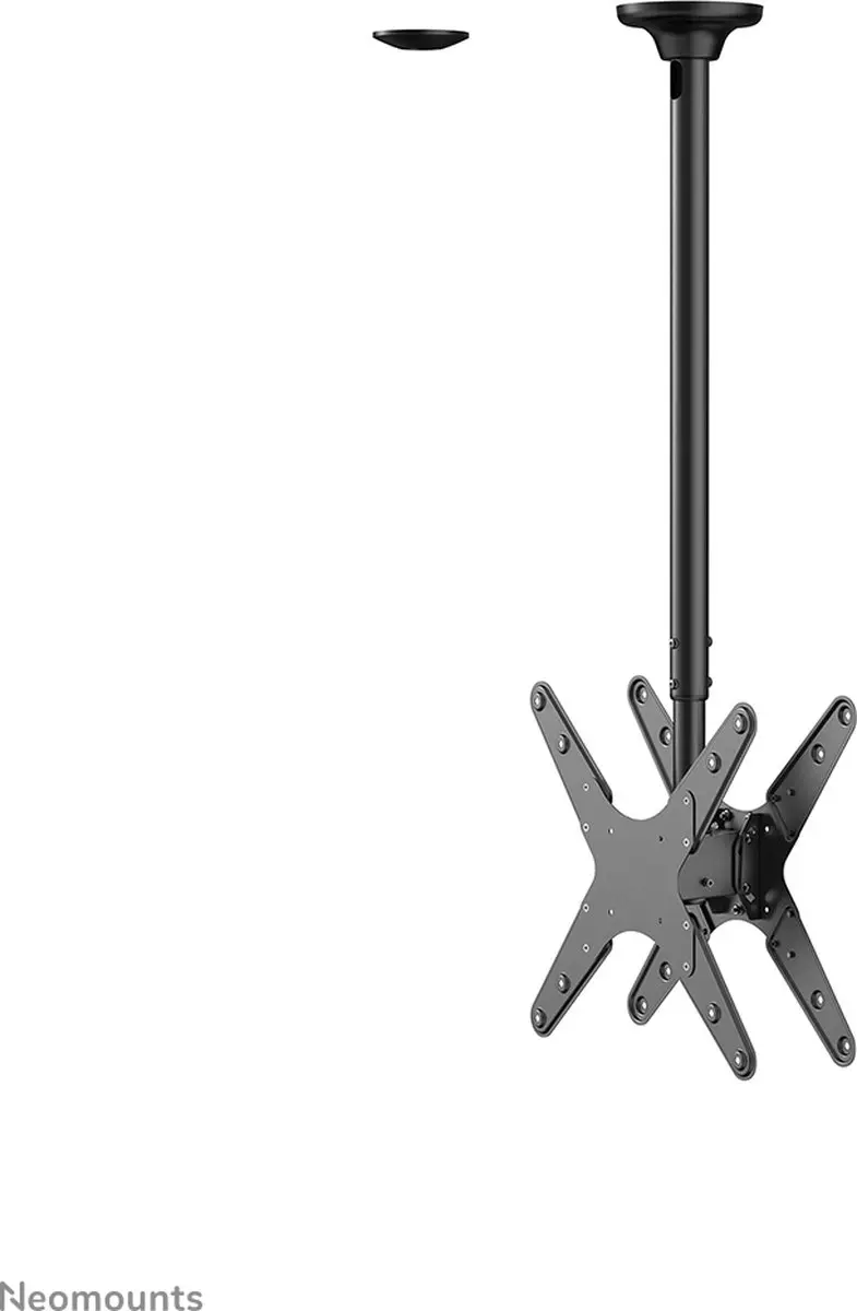 Neomounts FPMA-C340DBLACK Plafondbeugel TV/Monitor - 32-75" - Zwart