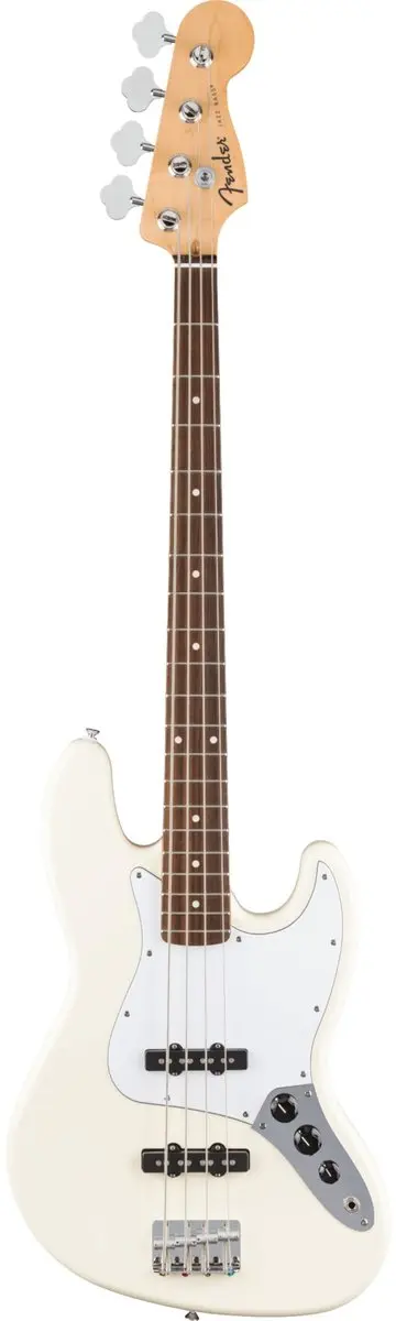 Fender Standard Jazz Bass LRL - Elektrische basgitaar - Olympic White