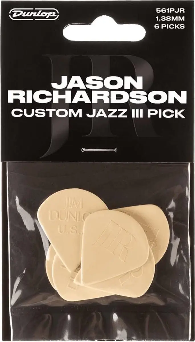 Dunlop Jason Richardson Jazz III Plectrum 1.38mm