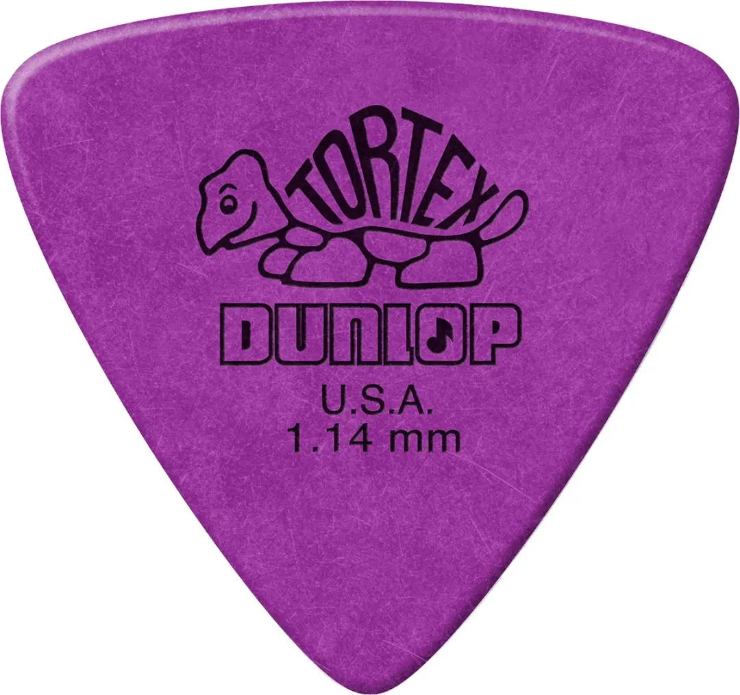 Dunlop Tortex Triangle Plectrum 1.14mm - 6 Stuks