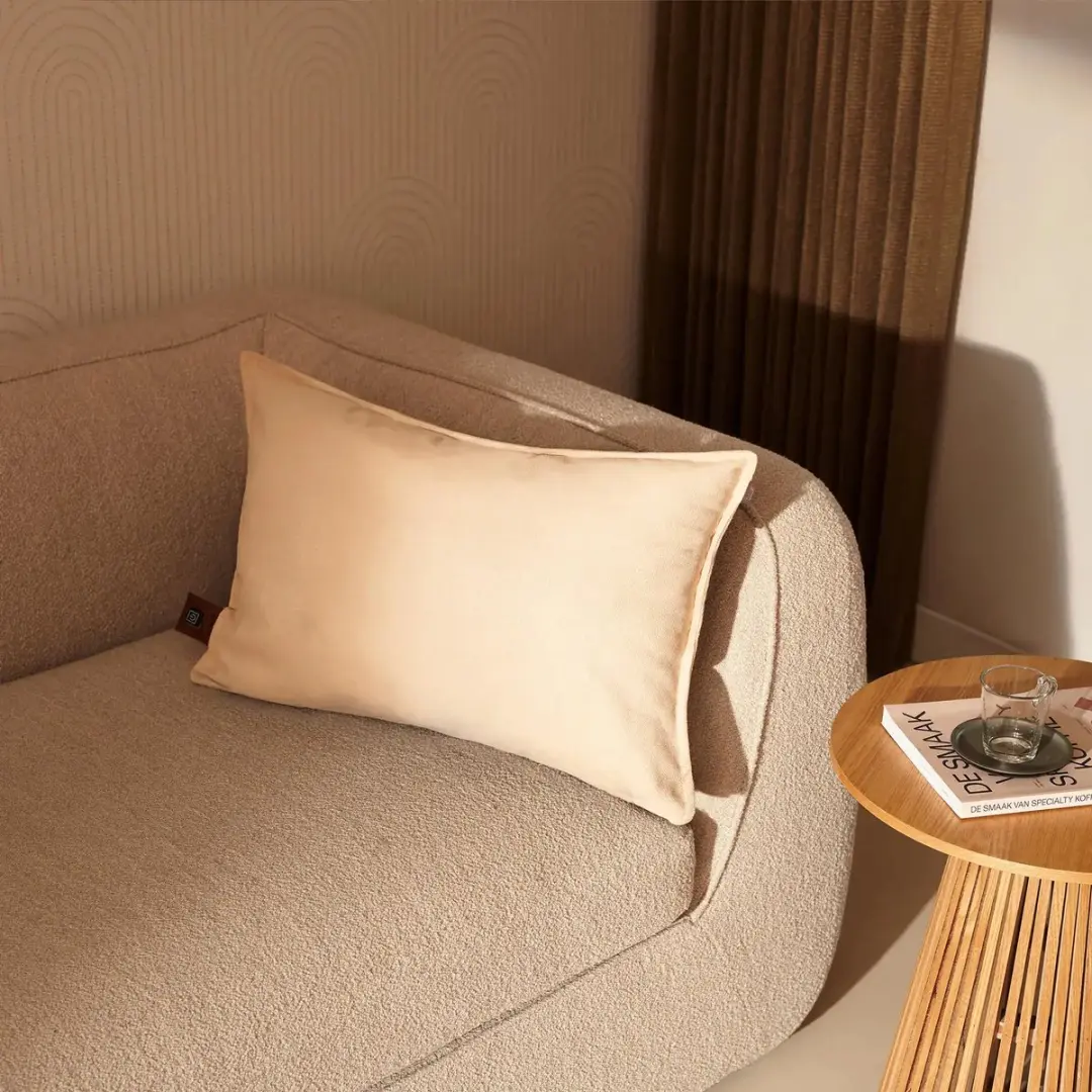 Duux Mellow Draadloos Warmtekussen 40x60cm - 3 standen - Beige - afbeelding 6 van 6