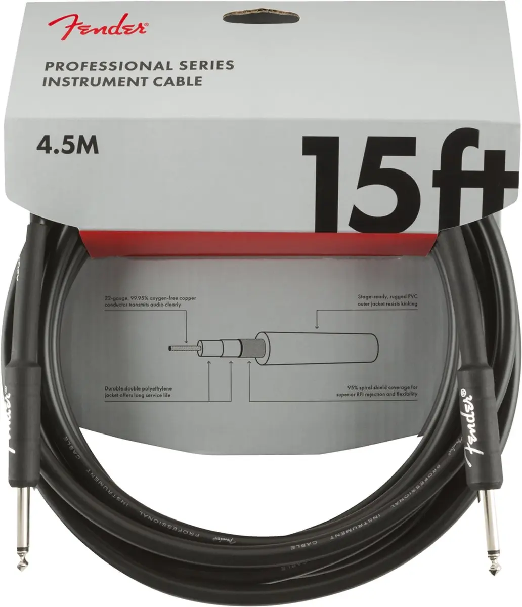 Fender 990820021 Instrumentkabel 4,5m