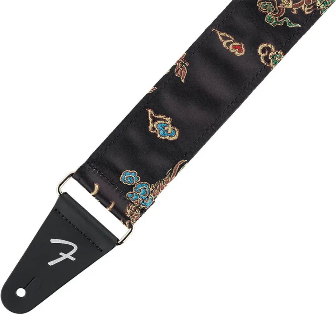 Fender Satin Dragon Gitaarband - Zwart