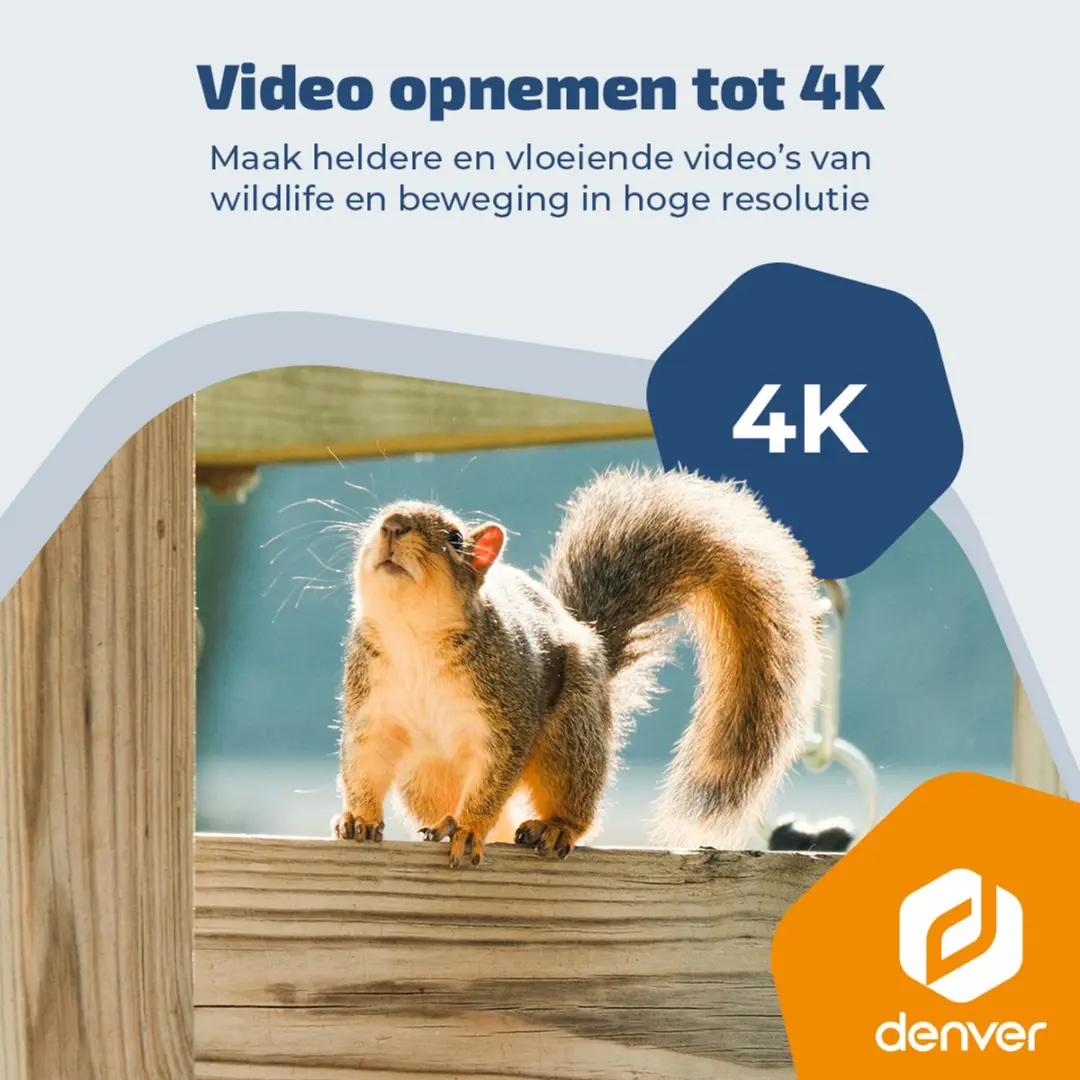 Denver WSW8120 Wildcamera 4K - 48MP - WiFi - Zonne-energie - Groen - afbeelding 6 van 6