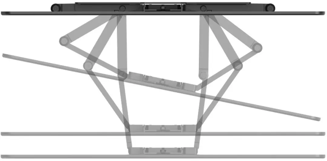 Hama Ultraslim TV Beugel 00220851 - Draai & Kantel - VESA 200x200 - 50kg - Zwart