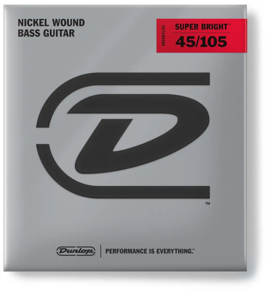 Dunlop DBSBN45105 Basgitaarsnaren Super Bright NW - 45-105 - Zilver