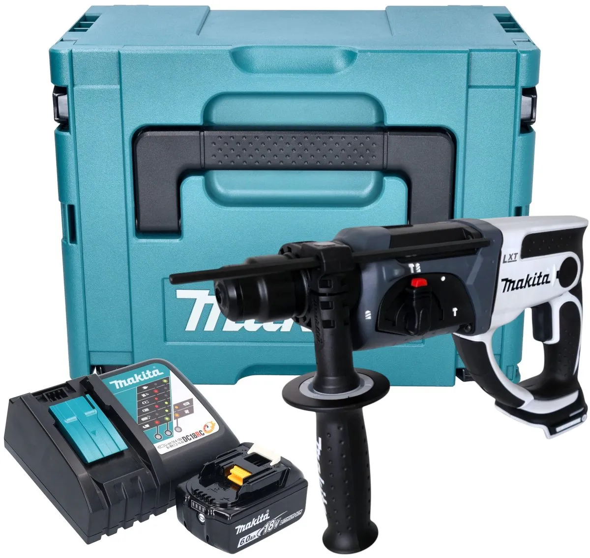 Makita DHR202 RG1JW Accu Boorhamer 18V