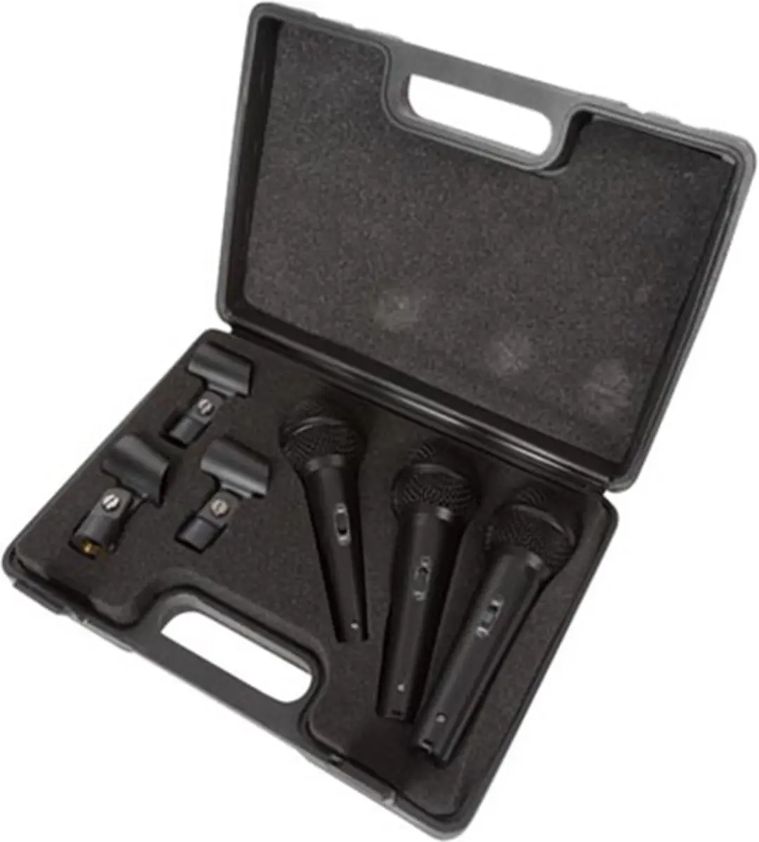 Velleman HQMC10007 Dynamische Microfoons - 3 Stuks - Zwart