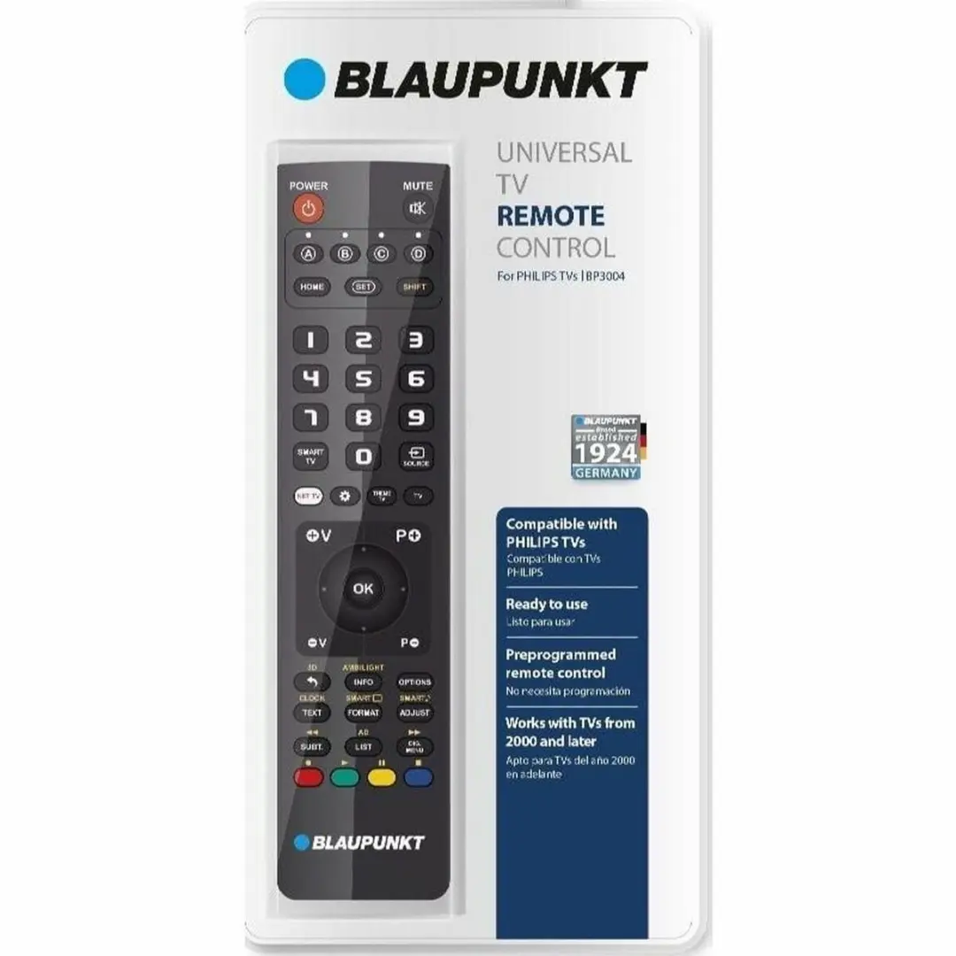 Blaupunkt BP3004 Universele Afstandsbediening - o.a. Philips