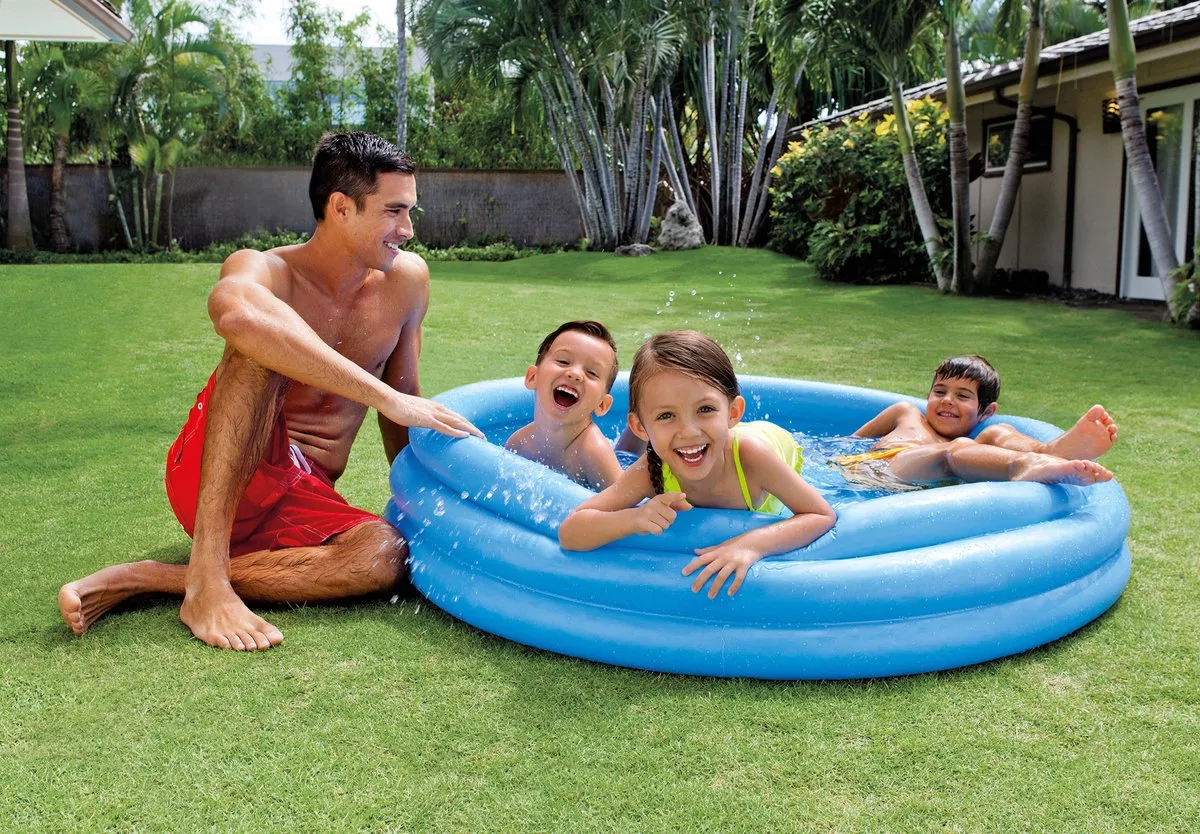 Intex Crystal Blue Opblaaszwembad - Ø147cm - 330L