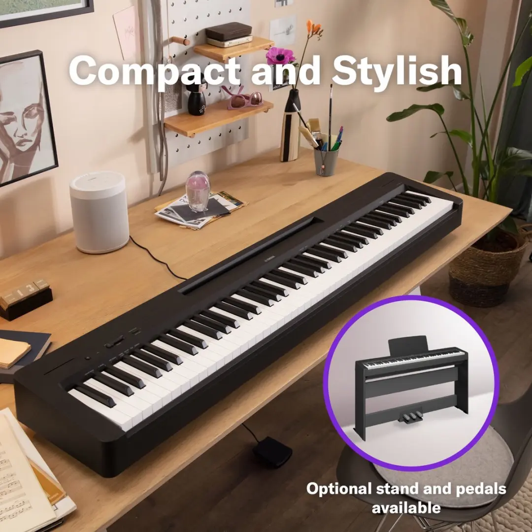 Yamaha P-145BT Digitale Piano - 88 Toetsen - Zwart
