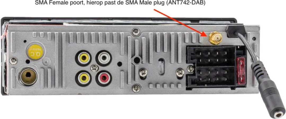 Caliber ANT742-DAB Actieve DAB+ Antenne - 3m SMA Kabel