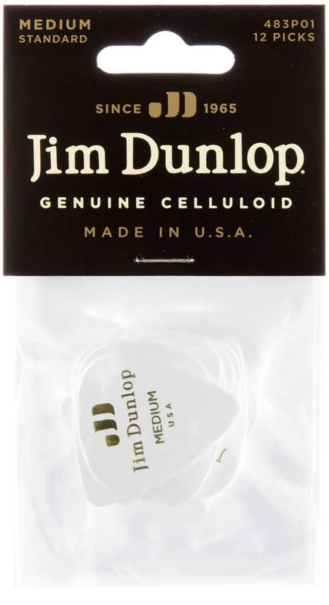 Dunlop Jim Dunlop 483 Genuine Picks Medium