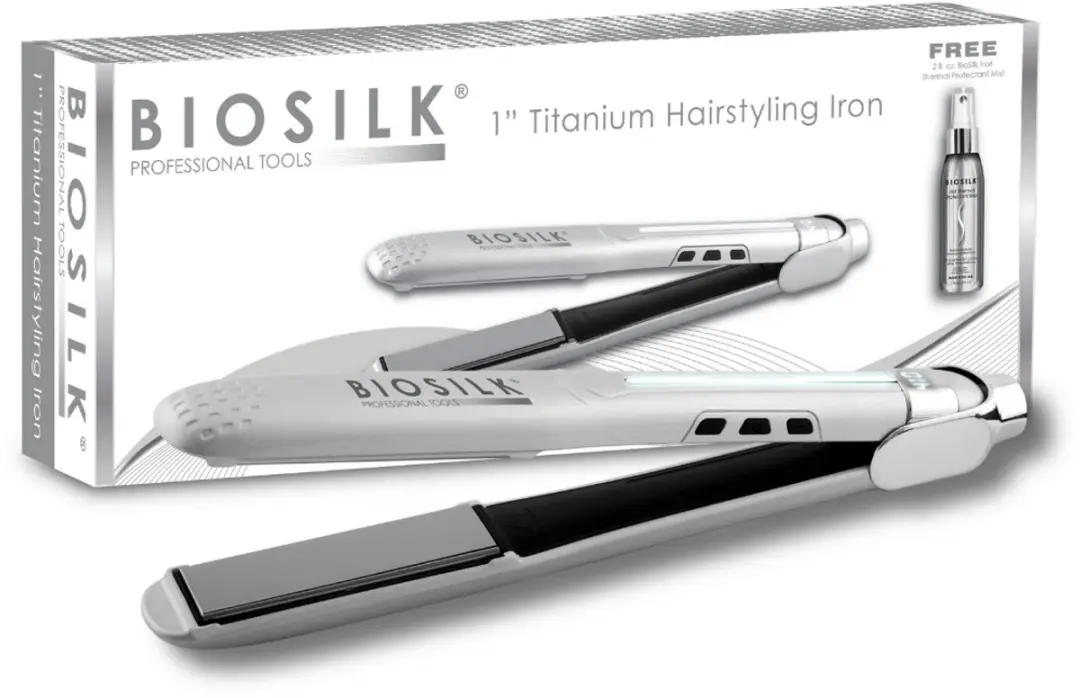 BIOSILK Titanium Hairstyling Iron 25.4mm
