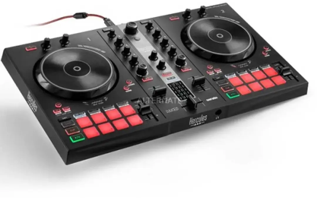 Hercules DJControl Inpulse 300 MK2 DJ Controller - 2 Kanalen - 16 Pads - Zwart