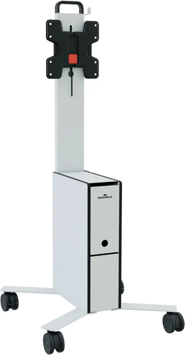 Durable 370202 Verrijdbare TV-Trolley - 19-43" - Wit