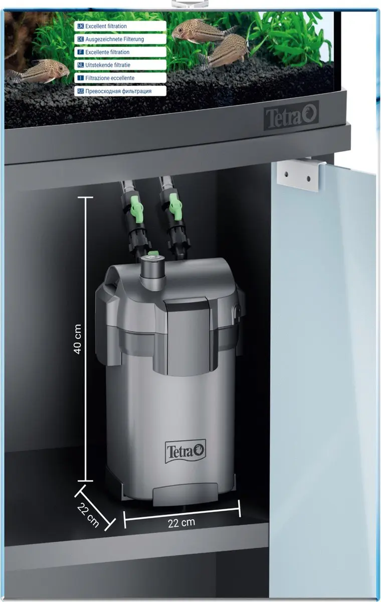 Tetra Ex Buitenfilter 700 Plus - 1040 l/h - 200L