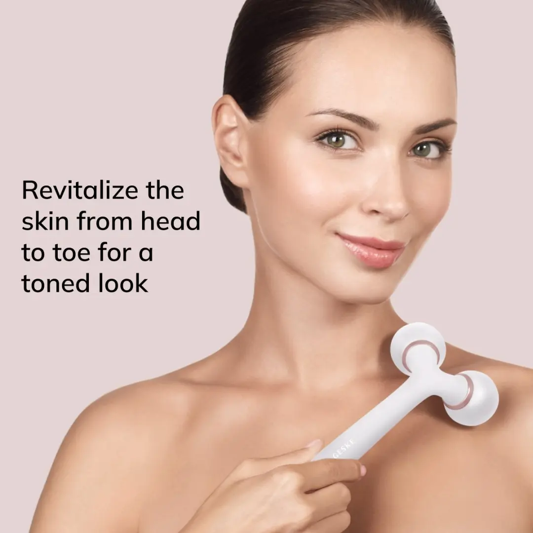 GESKE SmartAppGuided Sonic Facial & Body Roller GK000041SL01 - Starlight