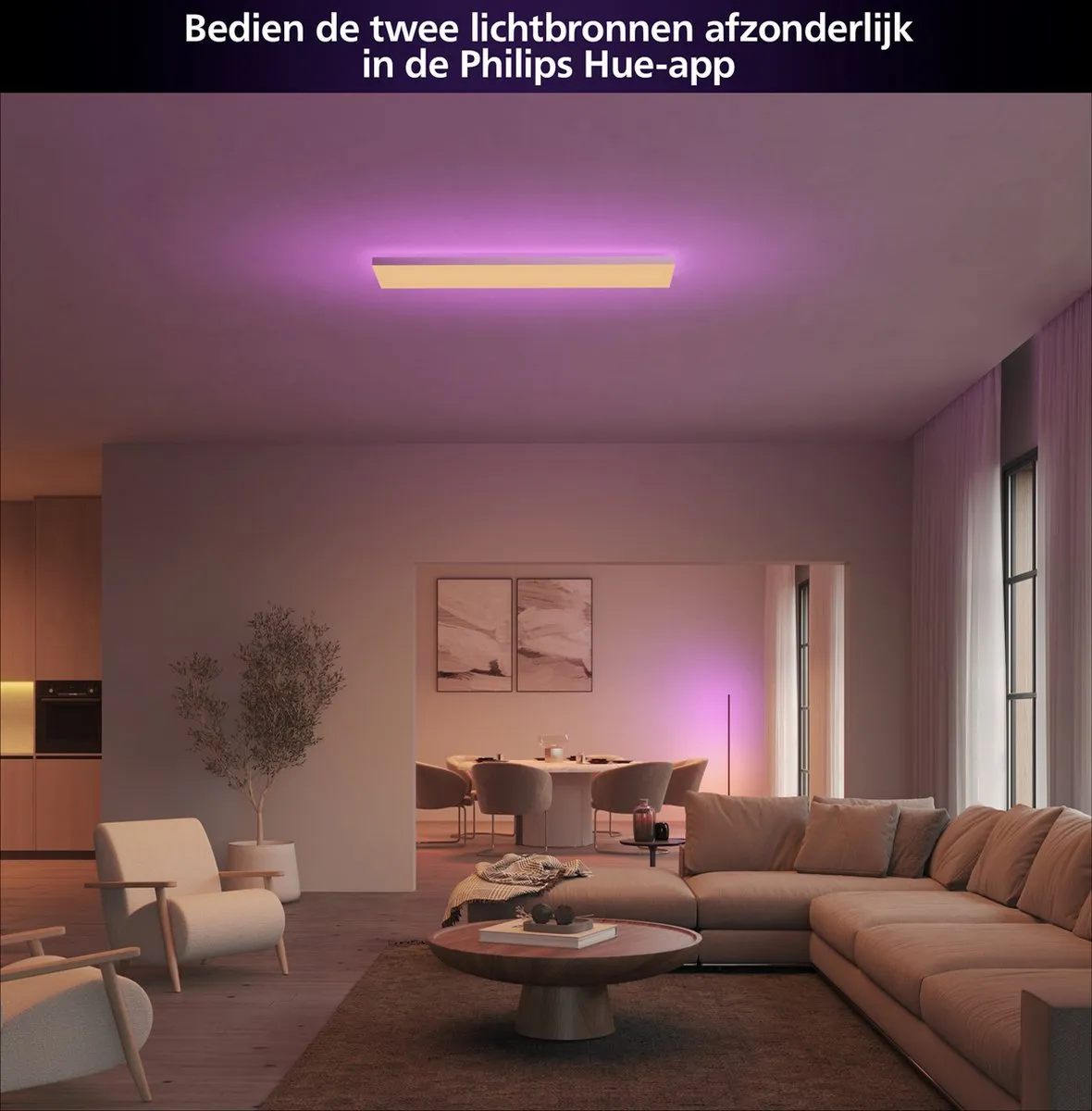 Philips Hue Datura Paneellamp - Wit - afbeelding 6 van 6