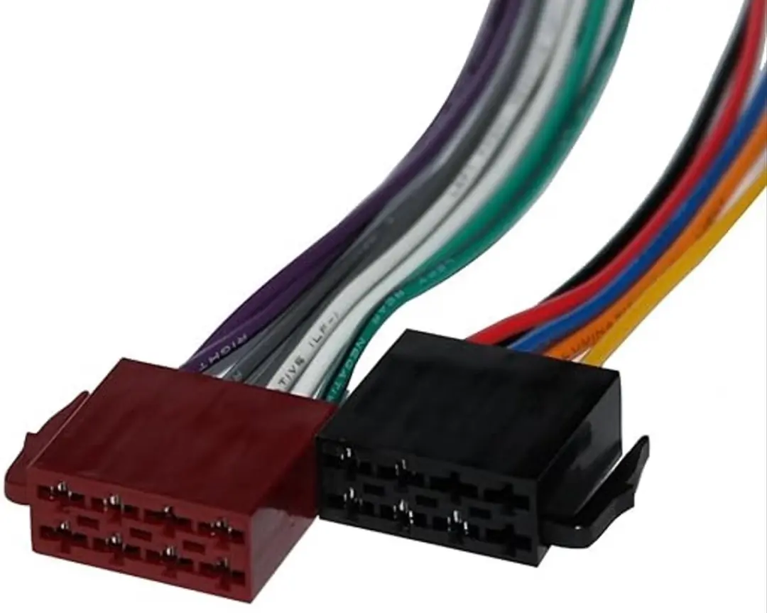 Caliber ISO Stekker RAC5250 - Set van 2 - Zwart