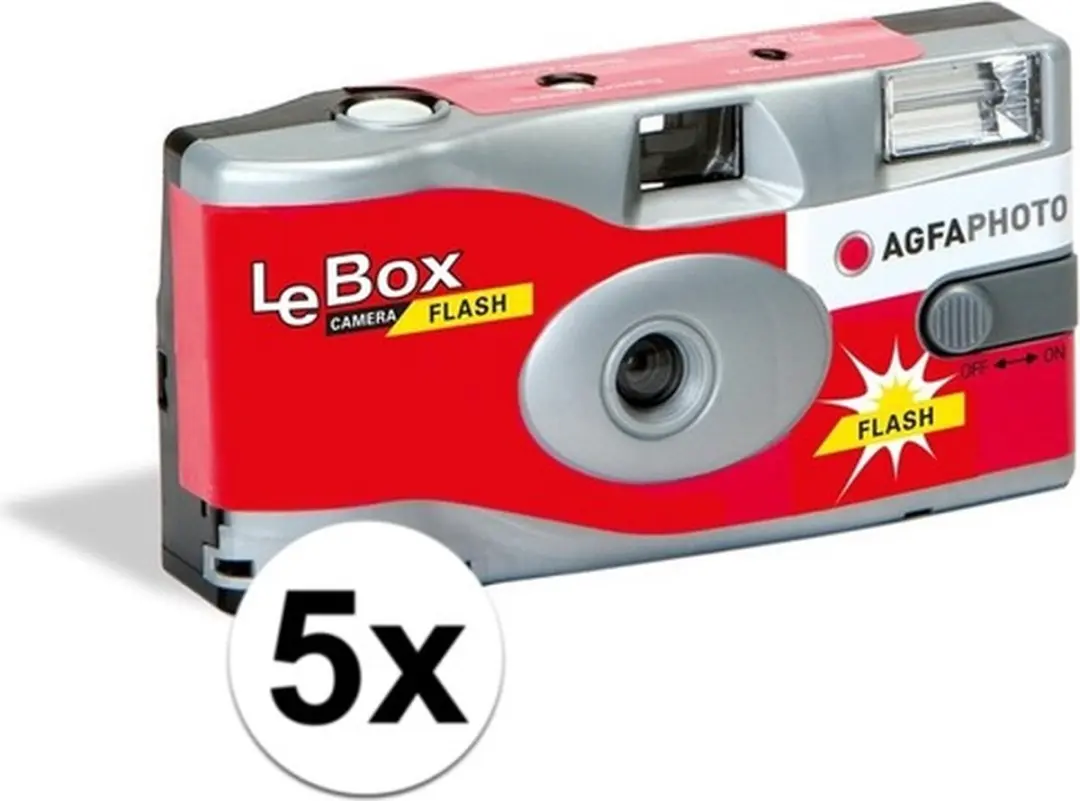 AgfaPhoto Wegwerpcamera 27 Kleuren - 5x135 Foto's