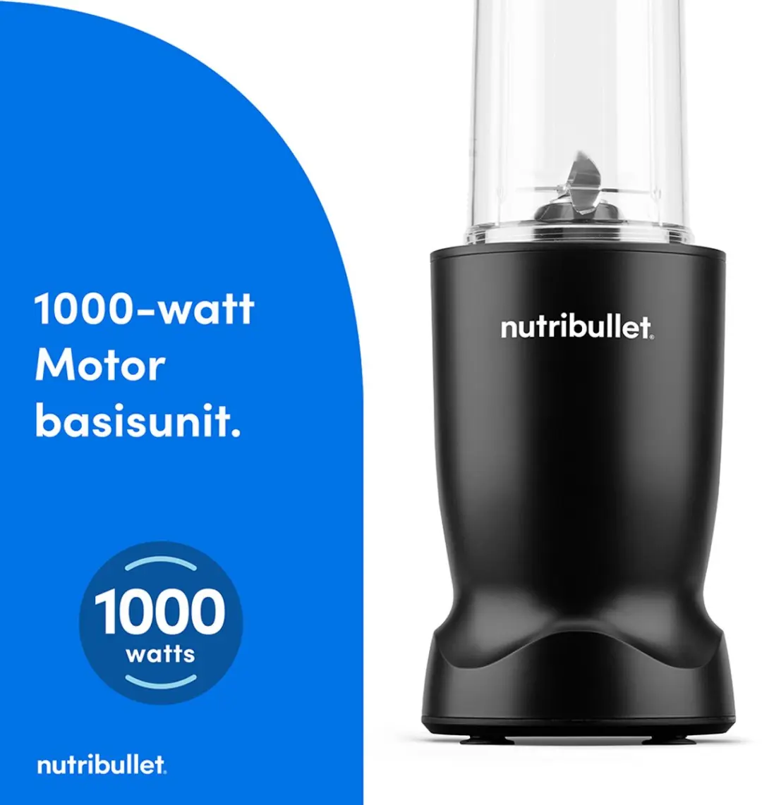 NutriBullet Turbo Blender 1000W - 700ml - Zwart