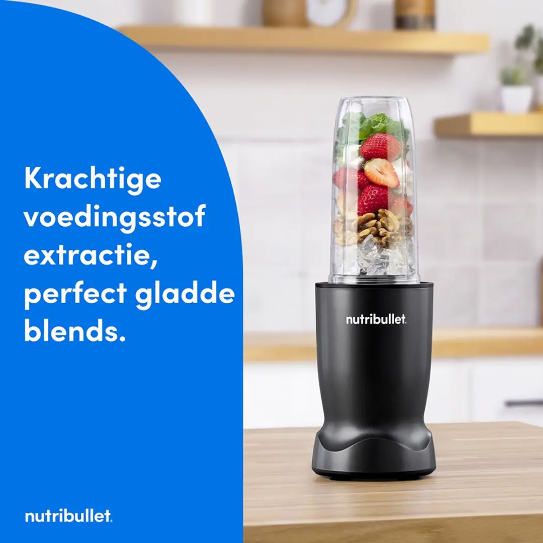 NutriBullet Turbo Blender 1000W - 700ml - Zwart