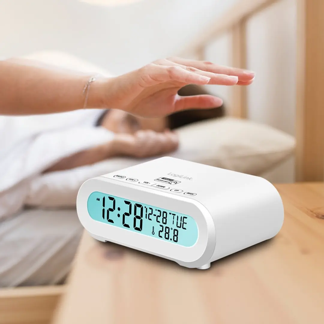Logilink SC0121W Wekkerradio FM - Wit