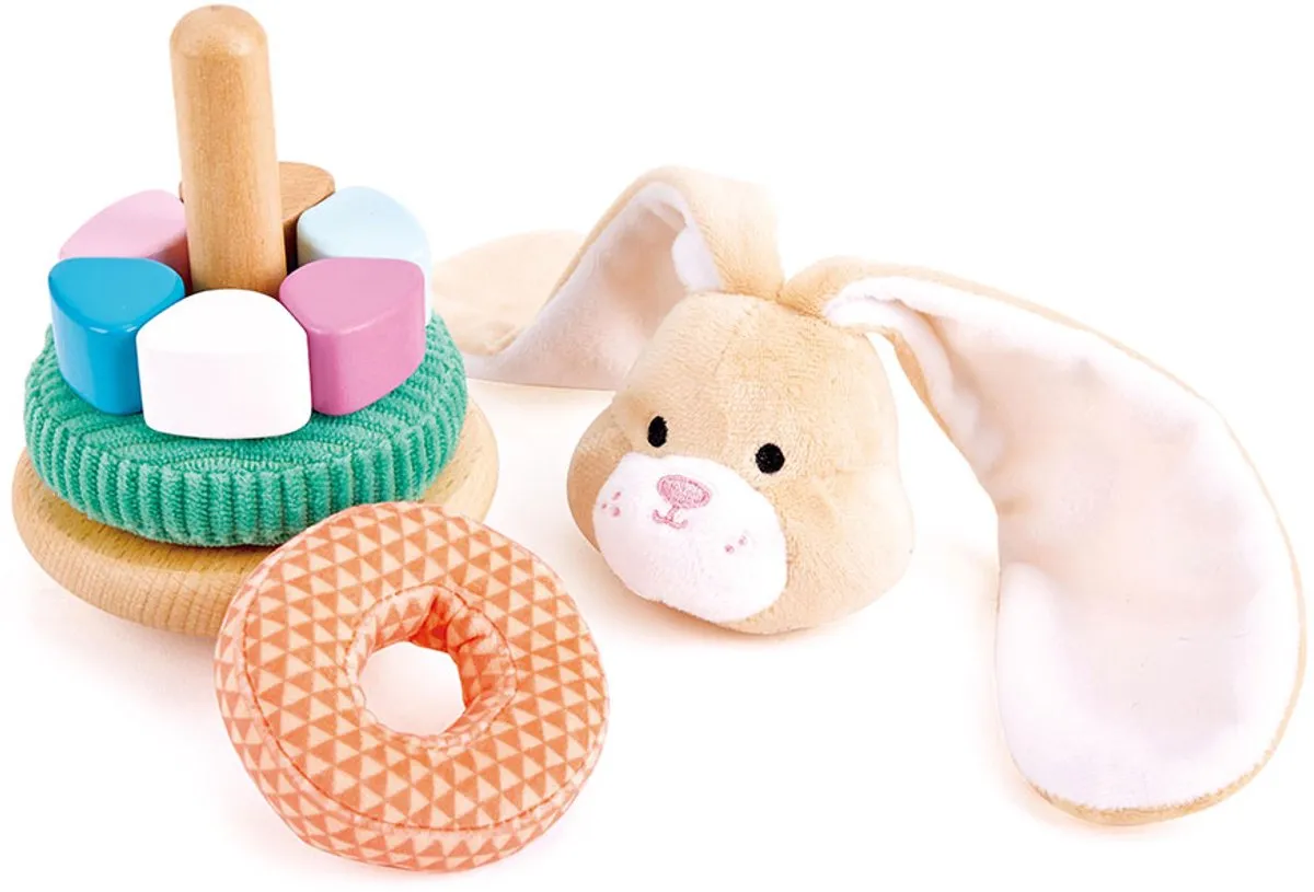 Hape Bunny Stapelaar E0107 - Veelkleurig