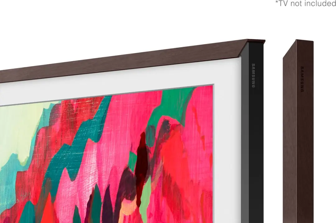 Samsung The Frame Modern VG-SCFF85BWBXC Verwisselbare Lijst - Walnoothout 85"