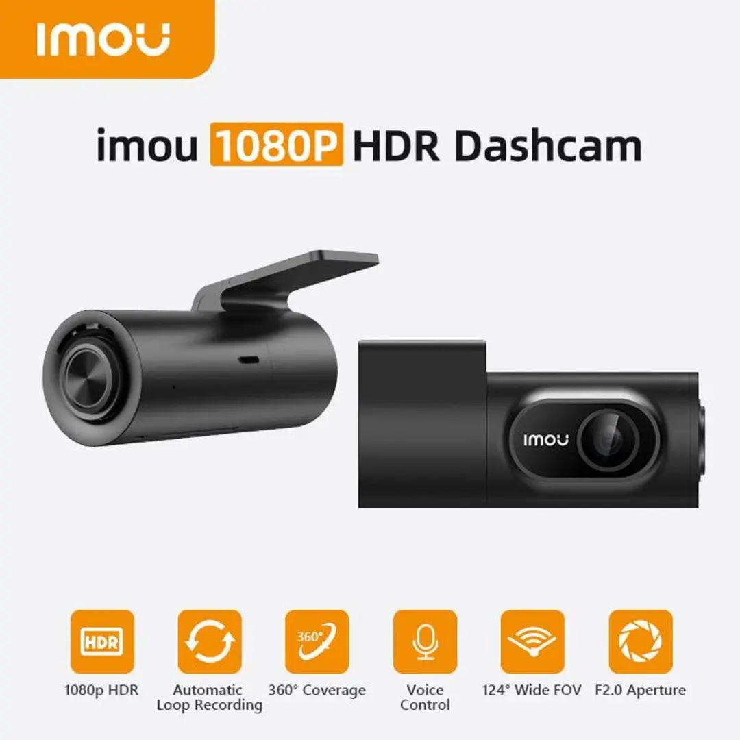 Imou T200 Dashcam 1080P - 4MP - Zwart