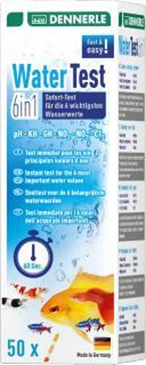 Dennerle Water Test 6-in-1 - 50ml