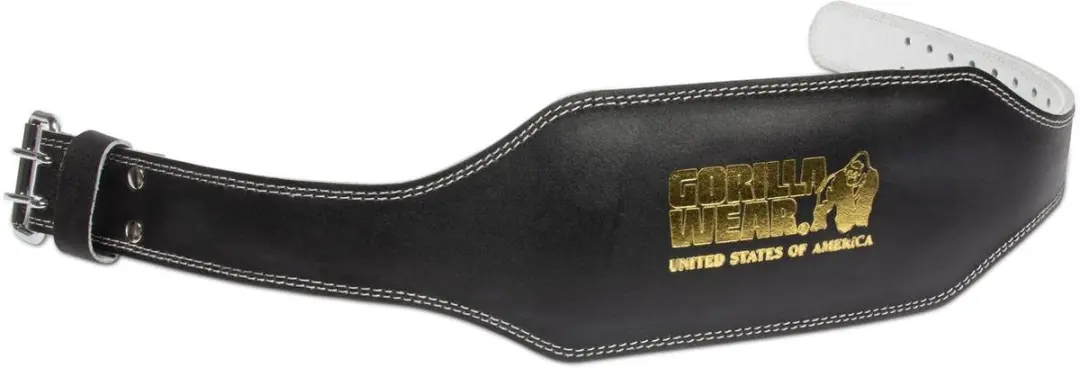 Gorilla Wear Halterriem 6 Inch - Zwart/Goud - S/M