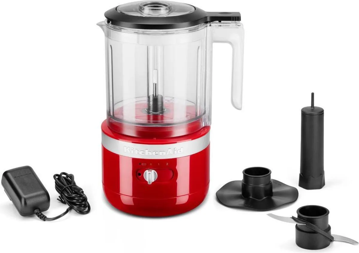 KitchenAid 5KFCB519EER Elektrische Hakmolen - 1,18L - Rood