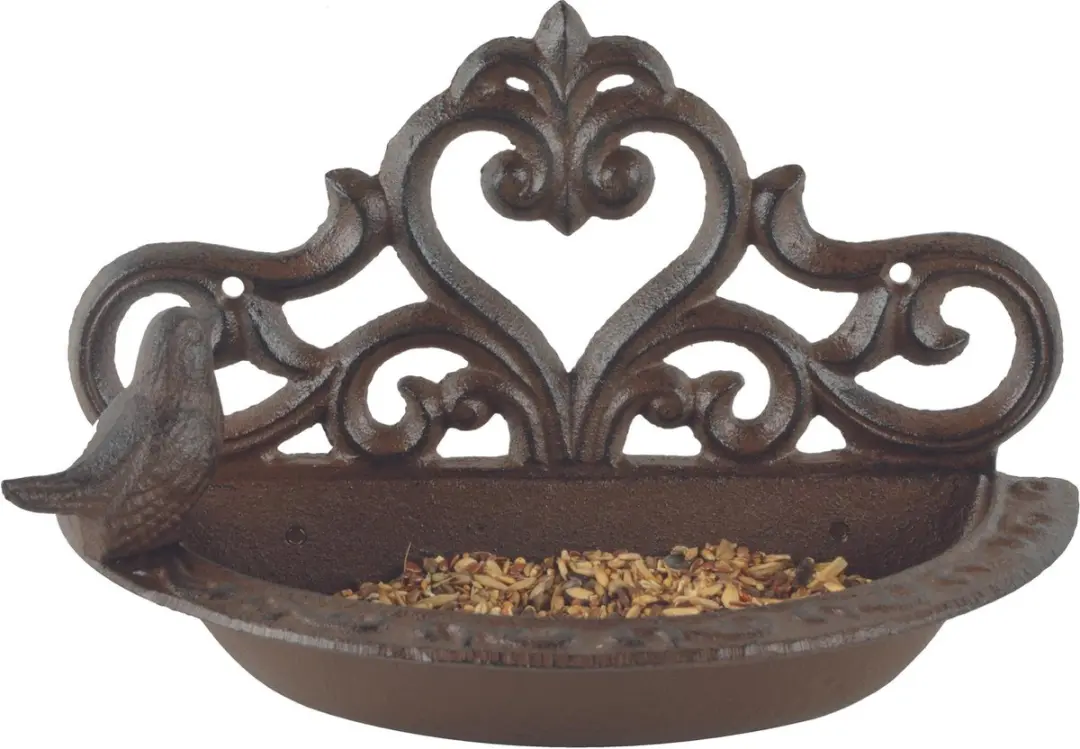 Esschert Design Gietijzeren Wandvogelbad