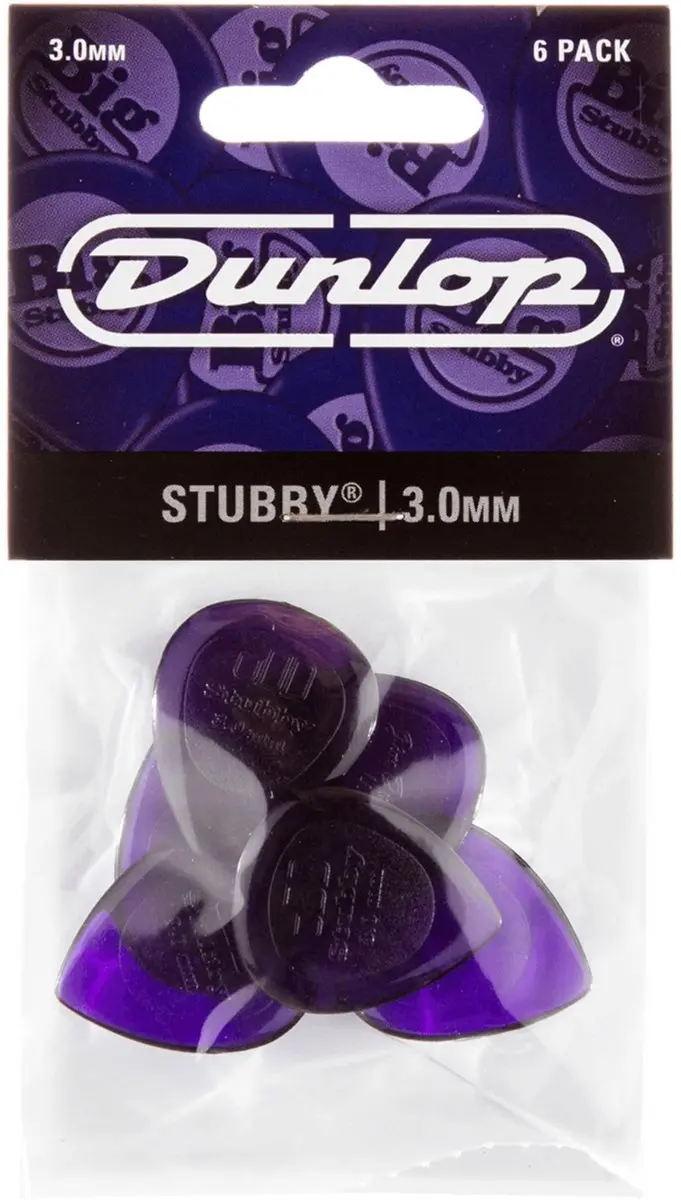 Dunlop 474P300 Stubby Jazz Picks 3,00 mm