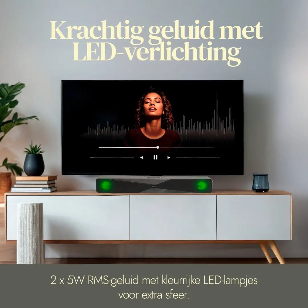 Denver DSB1011 Soundbar - Bluetooth - Zwart - afbeelding 6 van 6