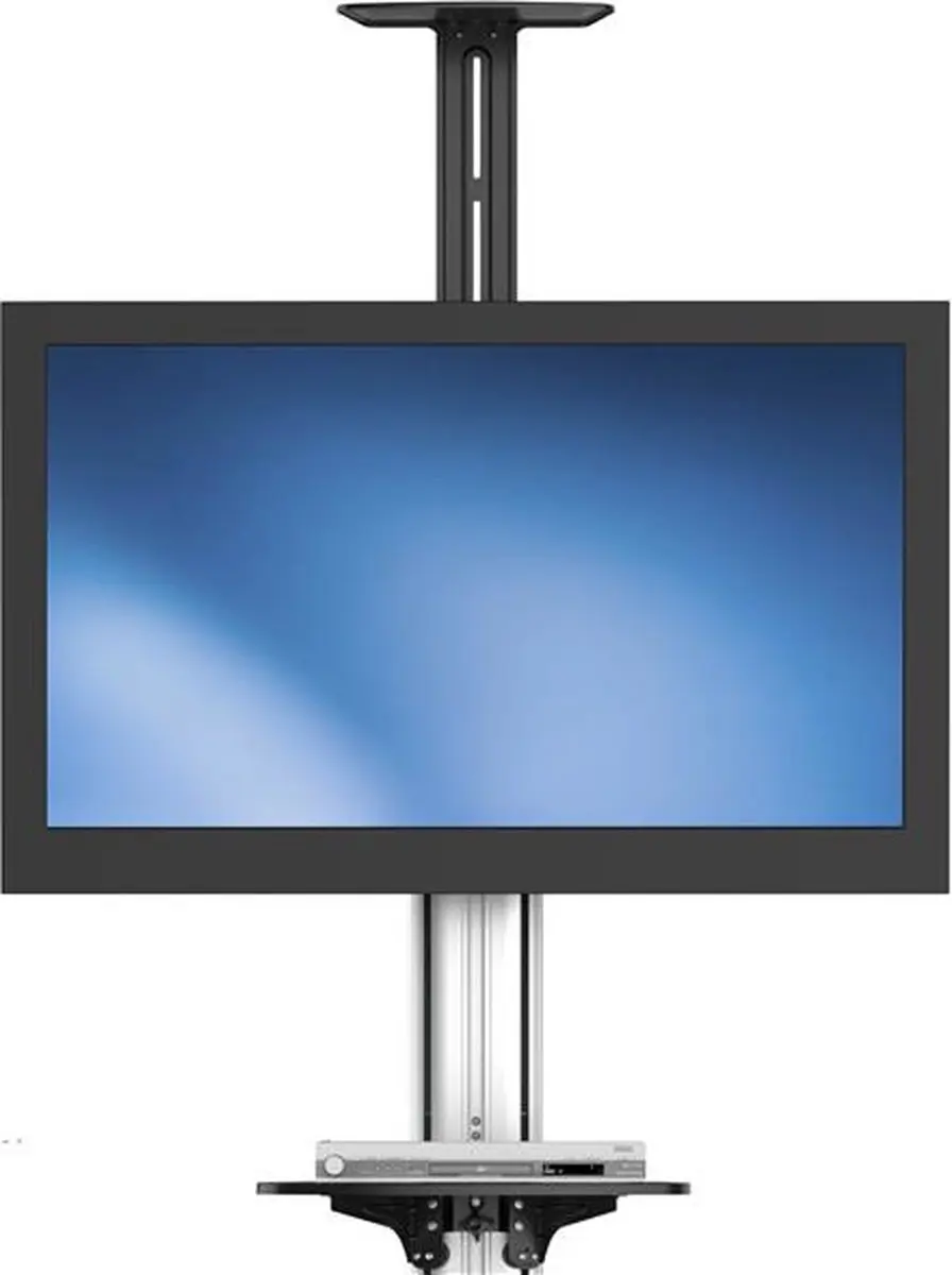 Startech TV Standaard Mobiel AV Trolley 32-75" - Zwart-Grijs - afbeelding 6 van 6