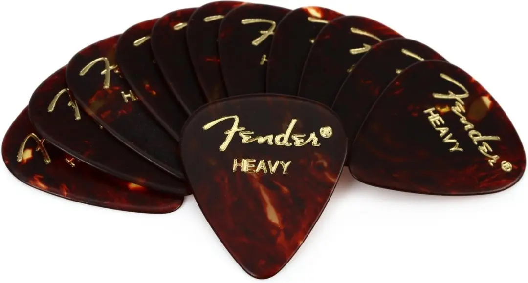 Fender 351 Vorm Zware Schelp Gitaarpicks - 12 Stuks