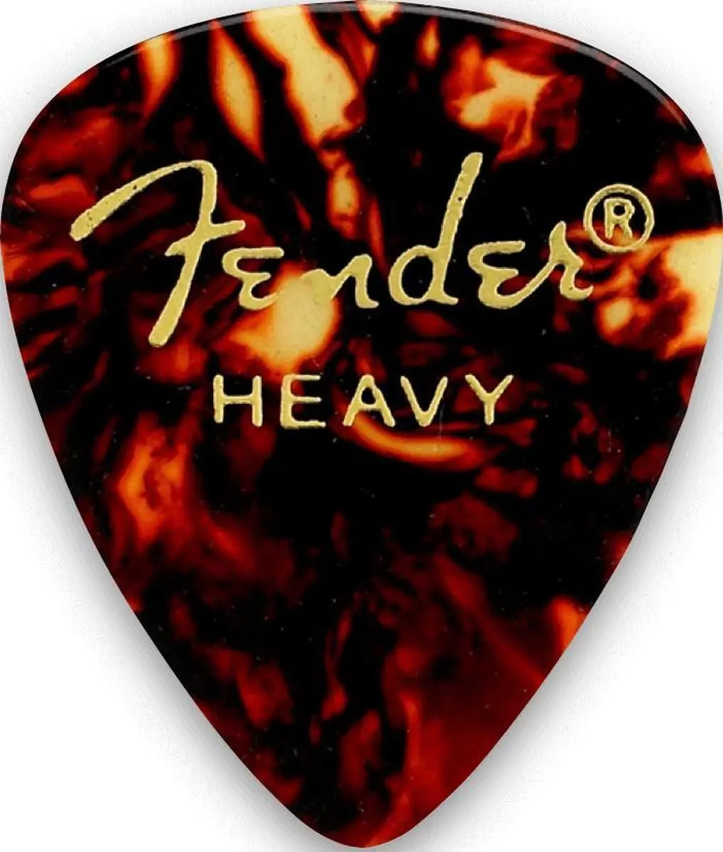 Fender 351 Vorm Zware Schelp Gitaarpicks - 12 Stuks