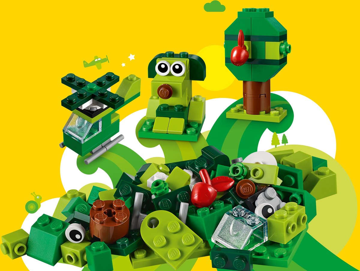 LEGO Classic Creatieve Groene Stenen - 11007