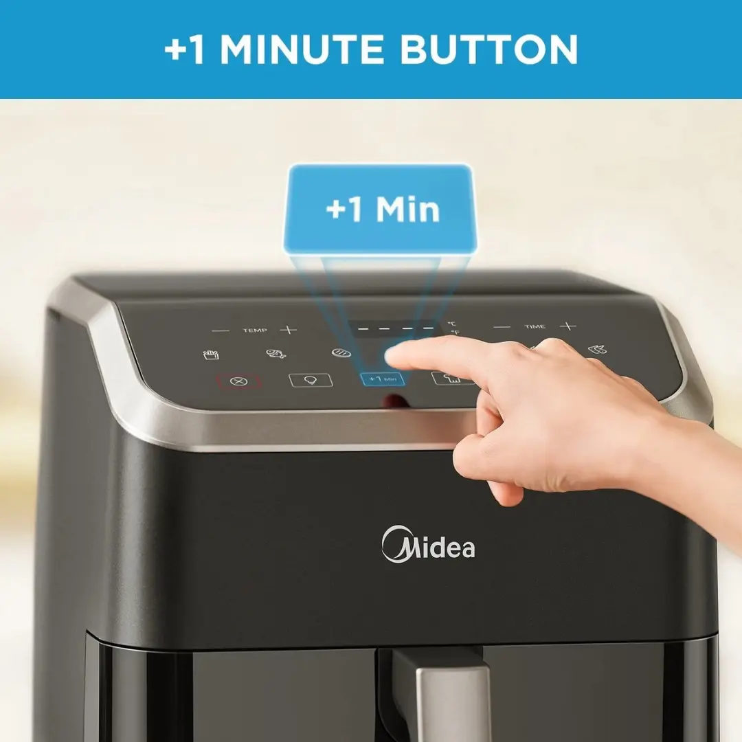 Midea MAD55000ADK Airfryer 5,5L - 1600W - Zwart