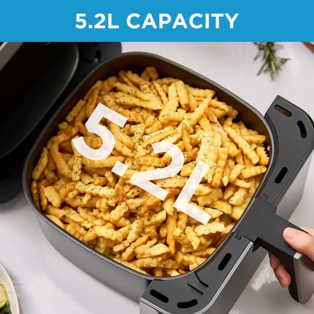 Midea MAD55000ADK Airfryer 5,5L - 1600W - Zwart