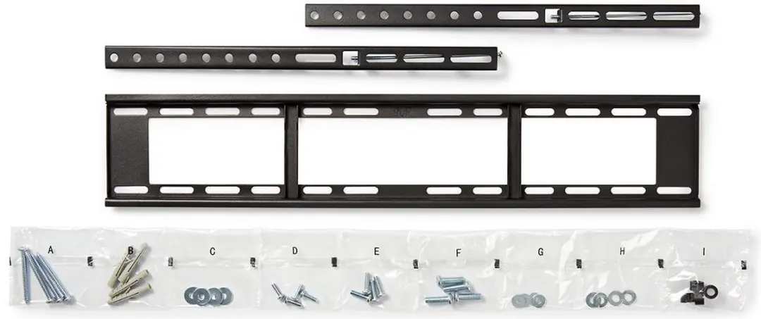 Nedis TVWM1051BK Vaste TV-Muurbeugel 37-70" - 35kg - Zwart